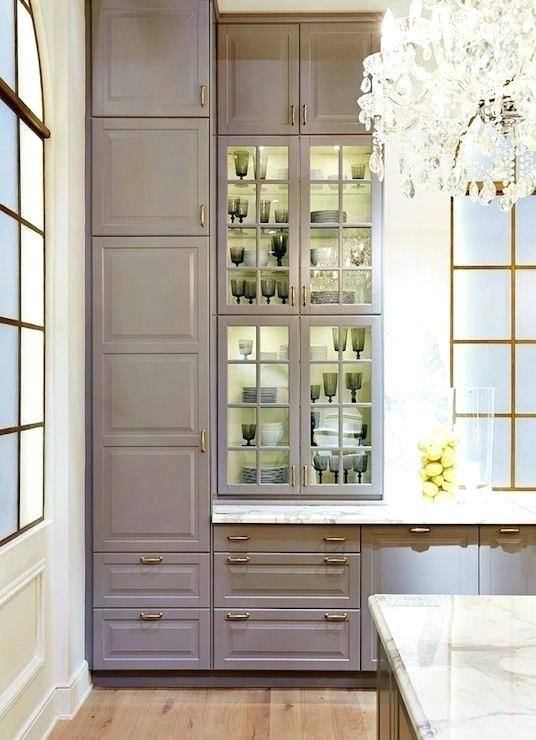 View in gallery Alternate between transparent and opaque cabinet doors