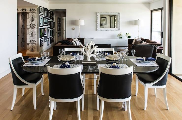 Dining Room Designs: Dining Room Decorating Ideas Black Table