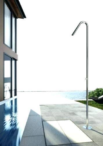 stainless steel outdoor shower shower fixtures outdoor showers both series  include solid stainless steel outdoor shower